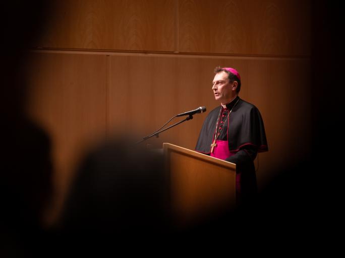 Weihbischof Herwig Gössl beim Neujahrsempfang des Erzbistums Bamberg 2023