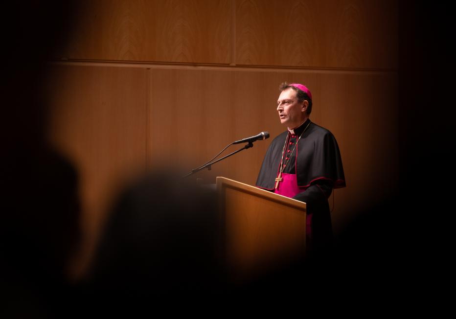 Weihbischof Herwig Gössl beim Neujahrsempfang des Erzbistums Bamberg 2023