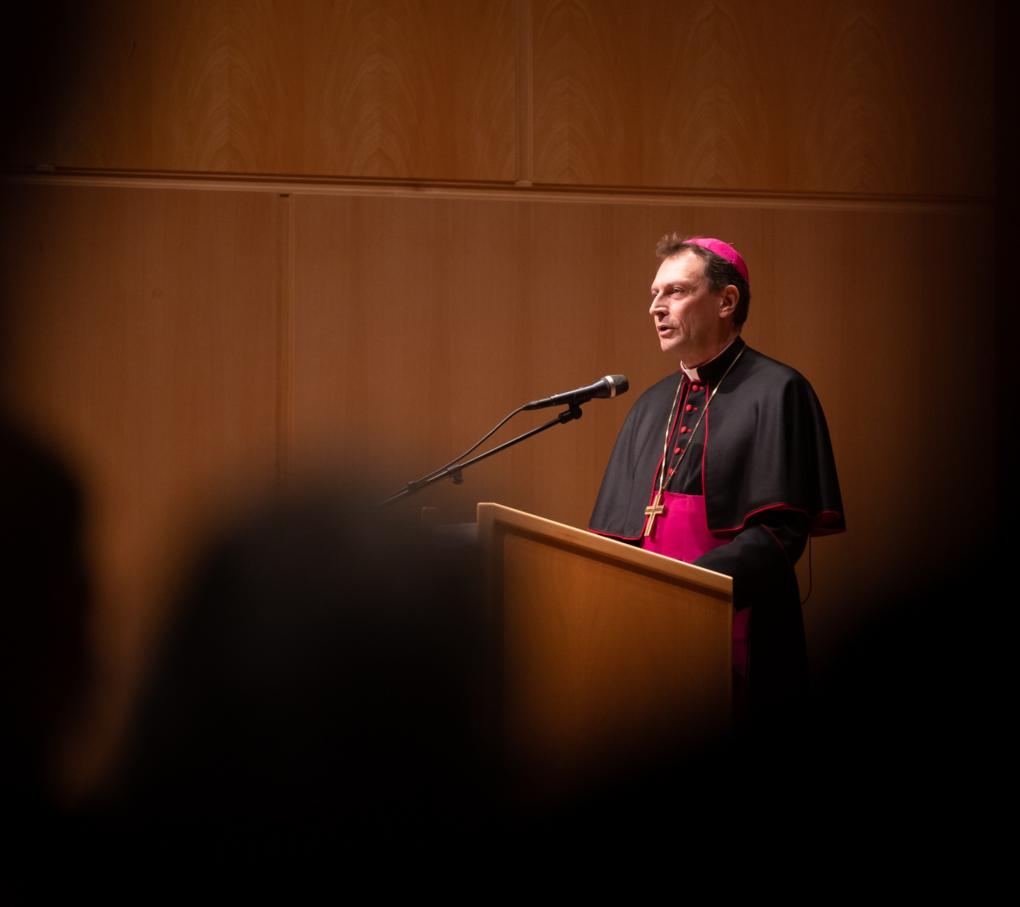 Weihbischof Herwig Gössl beim Neujahrsempfang des Erzbistums Bamberg 2023