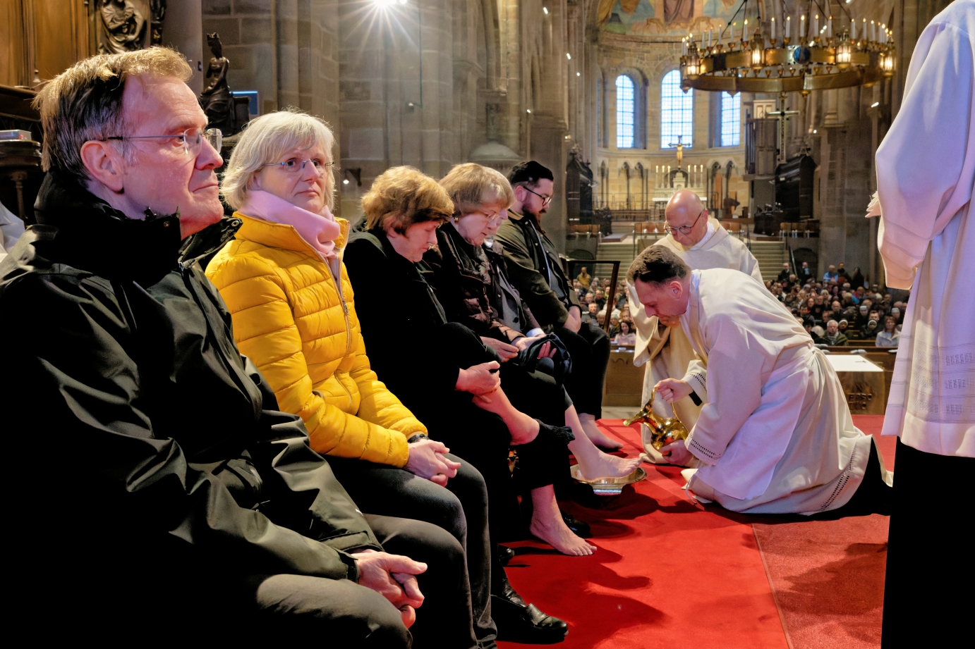 Die Feier vom Letzten Abendmahl mit Fußwaschung im Bamberger Dom