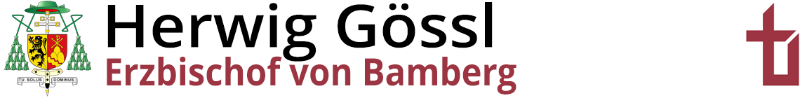 Header Erzbischof von Bamberg - mit Pallium