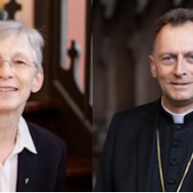 Regionalbischöfin Berthild Sachs und Erzbischof Herwig Gössl